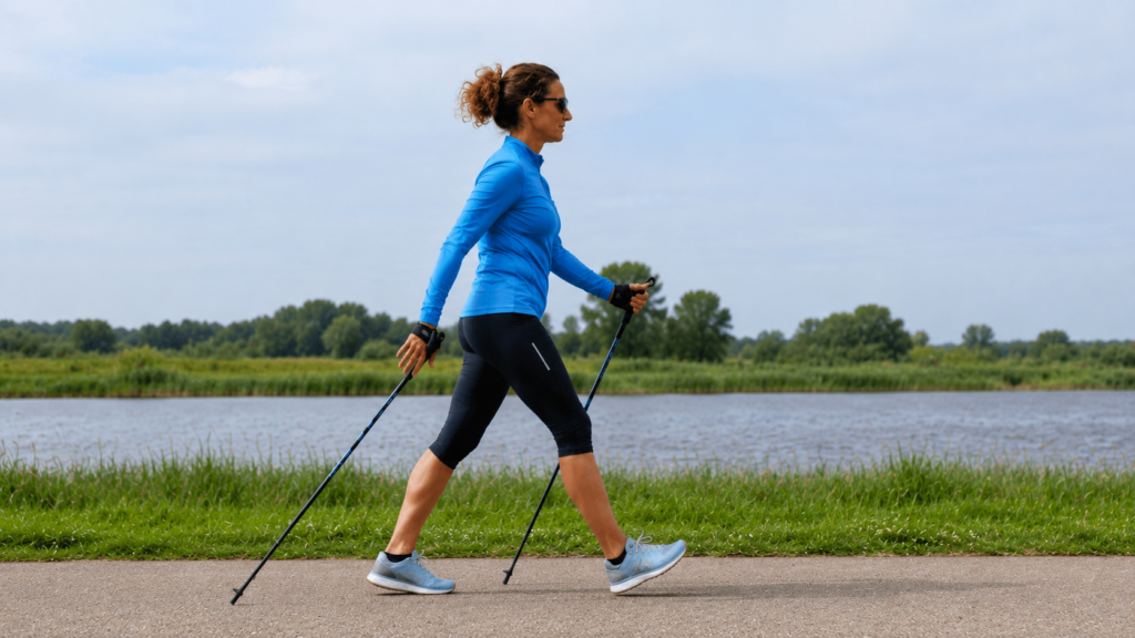 nordic walking techniek